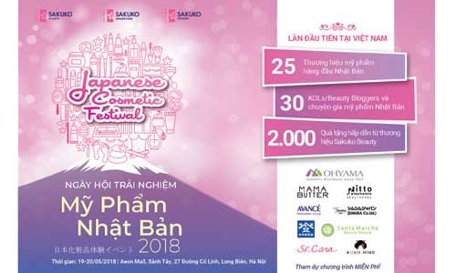 25 thương hiệu Mỹ phẩm Nhật hàng đầu quy tụ tại ngày hội mỹ phẩm Nhật 25 thương hiệu Mỹ phẩm Nhật hàng đầu quy tụ tại ngày hội mỹ phẩm Nhật