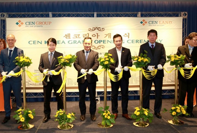CENLAND lãi gần 700 triệu đồng mỗi ngày, tăng trưởng 87% Lễ trương văn phòng CEN Korea tổ chức vào tháng 1/2018 tại khách sạn Ambassador, Seoul, Hàn Quốc