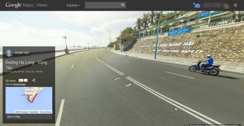 Google Street View chính thức có mặt tại Việt Nam TP. Vũng Tàu trên Google Street View.