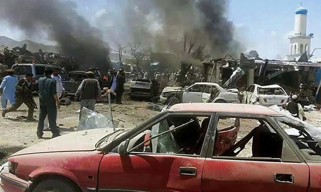 Chợ Afghanistan bị đánh bom, 89 người chết Vụ nổ khủng khiếp khiến ít nhất 89 người chết.