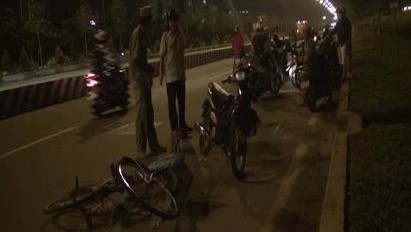 Cô gái bất tỉnh sau tai nạn chưa được làm rõ Hiện trường vụ tai nạn