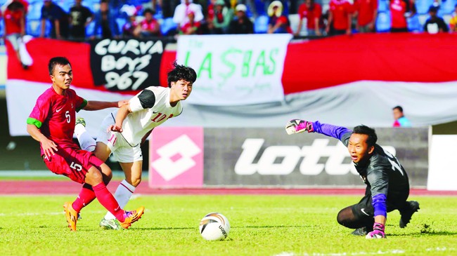 U19 Việt Nam rộng cửa vào bán kết giải U22 Đông Nam Á U19 Việt Nam rộng cửa vào bán kết sau chiến thắng quan trọng trước U19 Indonesia chiều qua. ảnh: VSI