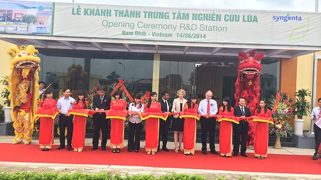Việt Nam có trung tâm nghiên cứu lúa lai hiện đại Lễ khánh thành Trung tâm nghiên cứu giống lúa lai