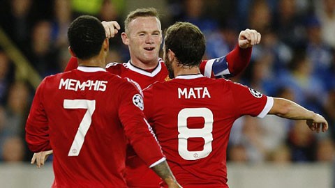 Rooney lập hat-trick, M.U lấy vé vòng bảng Champions League Rooney tỏa sáng với cú hat-trick.