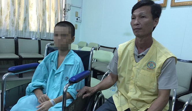 Cứu sống bé trai bị chảy máu mũi xối xả gần 2 tuần Bé P. hồi phục tốt sau ca phẫu thuật. Ảnh: Quốc Ngọc.