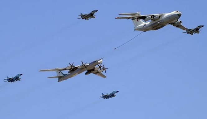 Bản tin 20H: Nga tiếp tục không kích phiến quân ở Syria Máy bay Nga tham gia không kích phiến quân tại Syria. Nguồn: en.alalam.ir.