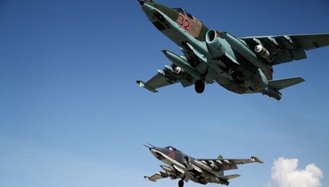 Năm đặc điểm trong chiến dịch không kích của Nga ở Syria Máy bay ném bom chiến thuật Su-25 của Nga tác chiến ở Syria.