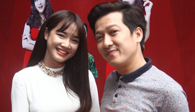 Trường Giang: 'Người như Nhã Phương không lấy làm vợ thì thật tiếc' Trường Giang và Nhã Phương.