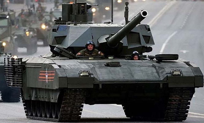Siêu tăng T-14 bắn chính xác như súng bắn tỉa Xe tăng Armata T-14.