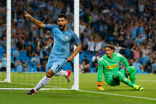 Aguero lập hat-trick, Man City đại thắng tại Champions League Aguero lập hat-trick, Man City đại thắng tại Champions League