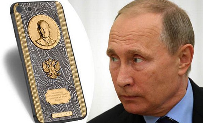 Chiếc iPhone 7 siêu “độc” của Putin Tổng thống Nga Vladimir Putin được tặng điện thoại iPhone 7 độc đáo.