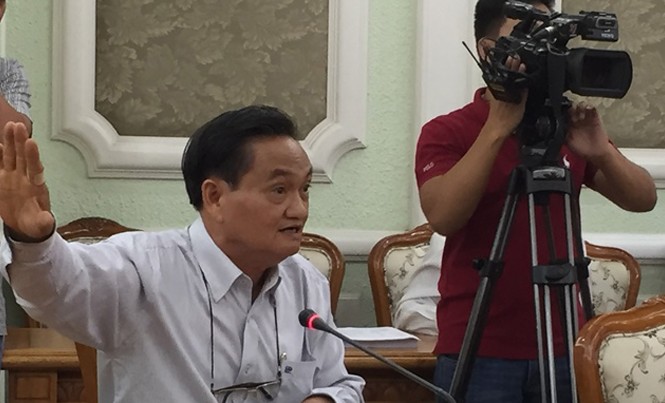 Đề án phát triển thị trường bất động sản TPHCM bị “chê” Ông Trần Du Lịch - nguyên Phó trưởng đoàn Đại biểu Quốc hội TPHCM. Ảnh: Quốc Ngọc.