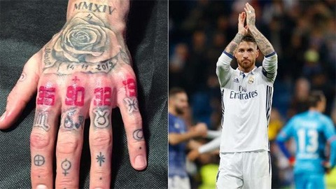 Giải mã hình xăm mới của ngôi sao Sergio Ramos Giải mã hình xăm mới của ngôi sao Sergio Ramos