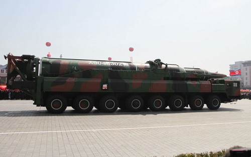 Mỹ lên án kế hoạch phóng tên lửa đạn đạo của Triều Tiên Dàn phóng tên lửa đạn đạo của Triều Tiên. Ảnh: ArmsControlWonk.
