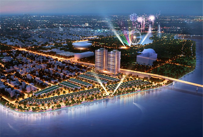 Mở bán dự án 'vàng' ven sông Hàn Phối cảnh của dự án Elysia Complex City.