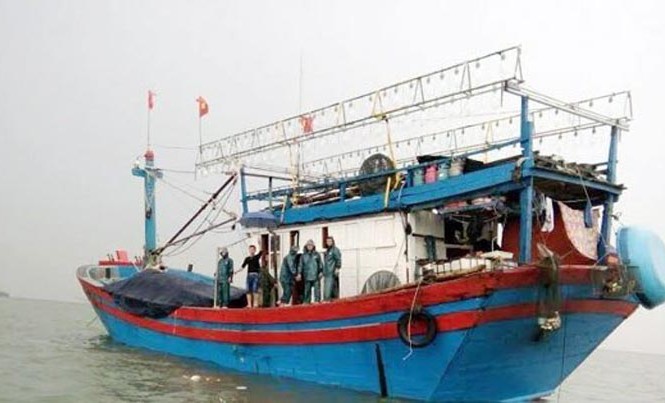 Đứt dây tời lưới, một thuyền viên bị thương nặng Ảnh tư liệu.