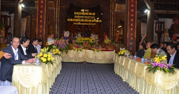 Đệ tử xuất sắc của Phật Hoàng Trần Nhân Tông Toàn cảnh hội thảo.