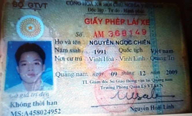 Khởi tố thanh niên lao xe gây chết CSGT Đối tượng tông chết CSGT Nguyễn Ngọc Chiến đã bị khởi tố.