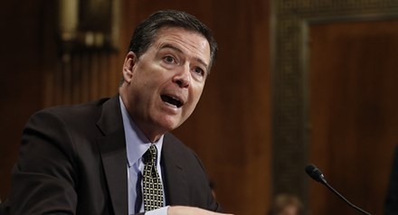 Bản tin 8H: Tổng thống Trump bất ngờ sa thải giám đốc FBI Cựu Giám đốc FBI James Comey. Ảnh: AP.