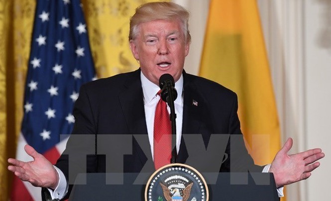 Bước ngoặt mới trong quan hệ song phương Việt Nam-Mỹ Tổng thống Mỹ Donald Trump. Nguồn: AFP/TTXVN.