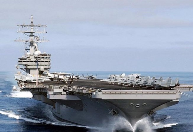 Ba cụm tàu tác chiến sân bay Mỹ đến gần Triều Tiên Tàu sân bay hạt nhân USS Nimitz của Mỹ sắp có mặt ở Thái Bình Dương. Ảnh: GETTY IMAGES.