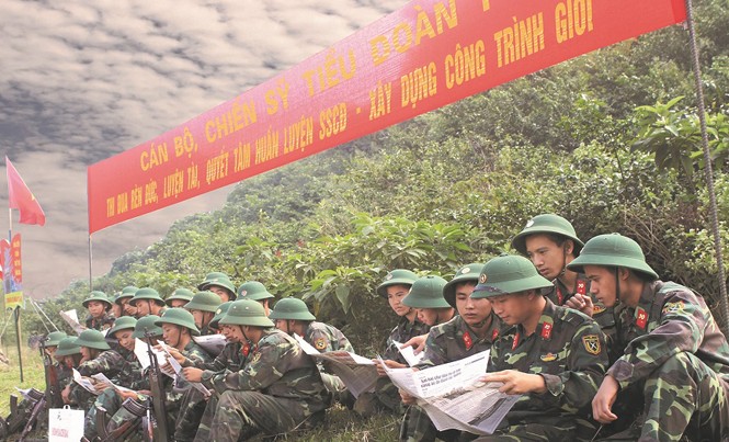 Lính trẻ Công binh sáng tạo, lập công Lính trẻ Công binh sáng tạo, lập công