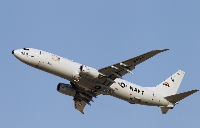 Bản tin 8H: Máy bay do thám Mỹ áp sát không phận Nga Máy bay P-8A Poseidon của Mỹ. Ảnh: EPA.