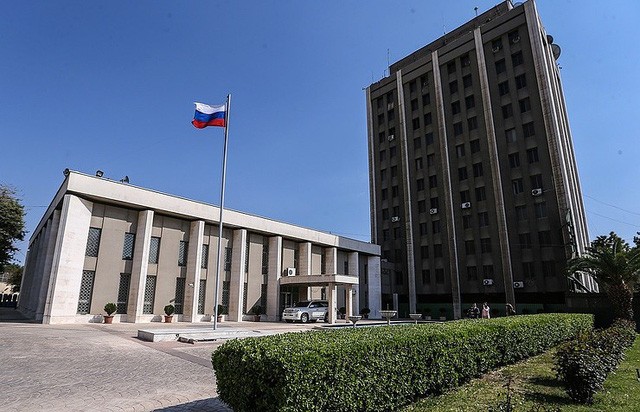 Bản tin 8H: Đại sứ quán Nga tại Syria bị tấn công Đại sứ quán Nga tại Syria Ảnh: TASS.