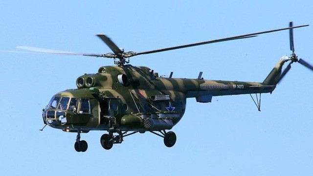 Bản tin 20H: Rơi trực thăng an ninh Nga, ít nhất 5 người chết Một trực thăng Mi-8 của Nga. Ảnh: BBC.