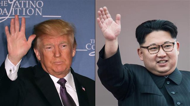 Bản tin 8H: Mỹ - Triều bí mật hội đàm chuẩn bị cho cuộc gặp lịch sử Tổng thống Donald Trump (trái) và nhà lãnh đạo Kim Jong-un. Ảnh: Press TV.