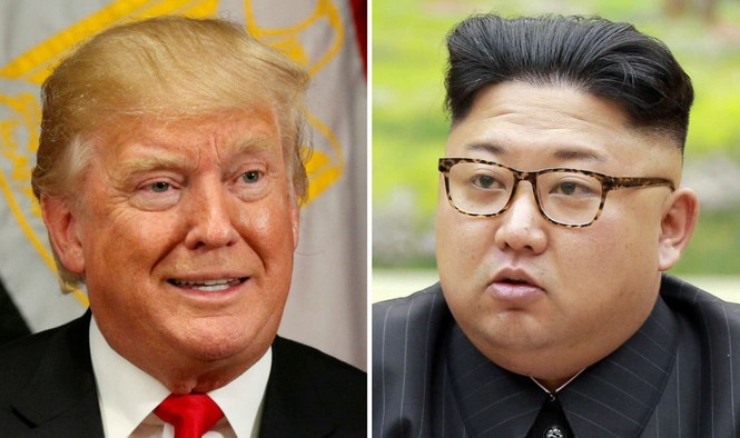 Động thái minh chứng cuộc gặp thượng đỉnh Mỹ-Triều sắp diễn ra Tổng thống Mỹ Donald Trump và nhà lãnh đạo Triều Tiên Kim Jong Un. Ảnh: Reuters.