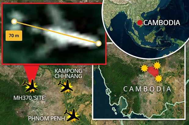 Khu vực nghi MH370 rơi nằm trong Tam giác quỷ Bermuda mới Nhiều vụ tai nạn từng xảy ra ở gần vị trí chuyên gia công nghệ Anh tin rằng MH370 đang nằm lại. Ảnh: Daily Star.