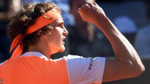 Đánh bại Djokovic, sao trẻ lên ngôi vô địch Rome Masters Đánh bại Djokovic, sao trẻ lên ngôi vô địch Rome Masters