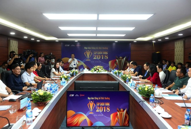 Olympic Việt Nam và thầy Park thêm cơ hội đoạt hàng loạt giải thưởng Toàn cảnh lễ công bố Cúp Chiến thắng 2018 sáng 14/9 tại Hà Nội.