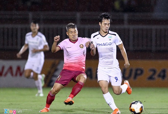 Thua Sài Gòn FC, HAGL thất thế trong cuộc đua trụ hạng V-League Văn Toàn không thể giúp HAGL giành chiến thắng trước Sài Gòn FC.