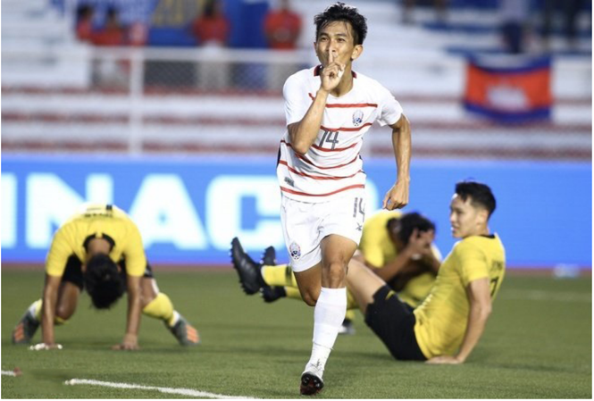 Lộ diện 'sát thủ' khiến U22 Việt Nam phải đề phòng khi đấu U22 Campuchia Keo Sokpheng đã có 3 bàn thắng cho U22 Campuchia ở SEA Games 30.