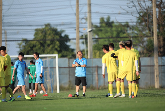 U23 Việt Nam được phổ biến công nghệ VAR U23 Việt Nam đang tích cực tập luyện chuẩn bị cho VCK U23 châu Á 2020. Ảnh Đạt Đạt