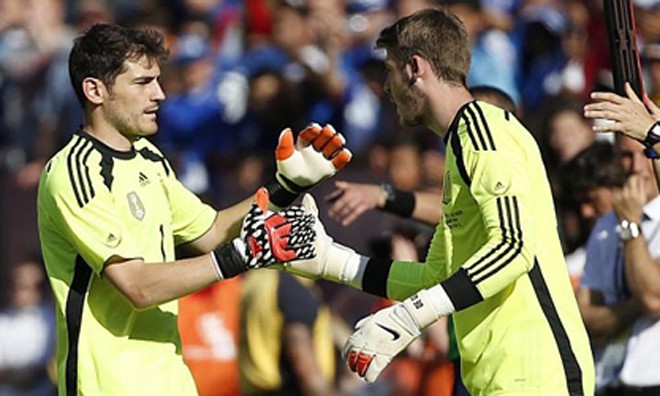 De Gea sướng 'phát điên' khi ra mắt tuyển Tây Ban Nha De Gea sướng 'phát điên' khi ra mắt tuyển Tây Ban Nha