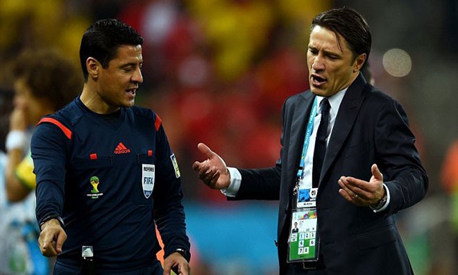 Thua đau Brazil, HLV Croatia mắng trọng tài xơi xơi Niko Kovac không hài lòng với các quyết định của trọng tài.