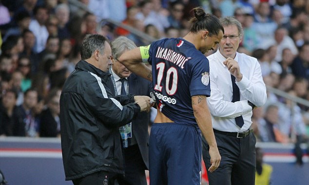 Chấn thương ở sườn, Ibrahimovic 'ngồi chơi xơi nước' dài hạn Chấn thương ở sườn, Ibrahimovic 'ngồi chơi xơi nước' dài hạn