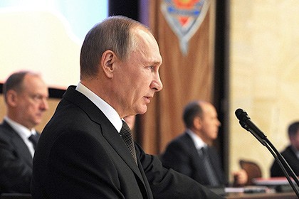 Ông Putin: Tình báo nước ngoài gia tăng hoạt động ở Nga Tổng thống Nga Vladimir Putin.