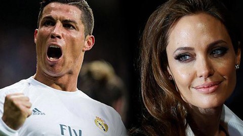 Ronaldo sắp đóng phim với minh tinh Angelina Jolie Ronaldo sắp đóng phim với minh tinh Angelina Jolie