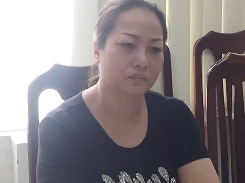 'Nữ quái' dùng giấy tờ giả tống tiền bệnh viện Xanh Pôn Bị can Thảo. Ảnh: Thuỳ Linh.