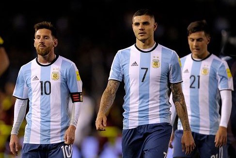 Tuyển Argentina quay lưng với Vua phá lưới Serie A Lionel Messi, Sergio Aguero, Paulo Dybala và Gonzalo Higuain sẽ lĩnh xướng hàng công của Argentina tại World Cup.