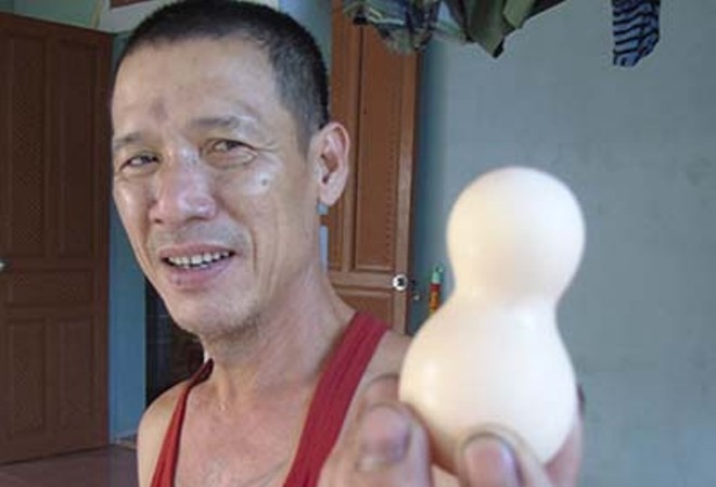 Kỳ lạ quả trứng gà hồ lô Kỳ lạ quả trứng gà hồ lô