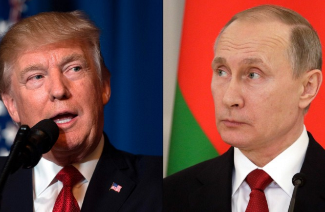 Lãnh đạo Nga-Mỹ sẽ nói gì khi gặp nhau ở APEC? Tổng thống Mỹ Donald Trump sẽ đối thoại trực tiếp lần thứ 2 với người đồng cấp Nga Vladimir Putin tại Việt Nam? Ảnh: CNN