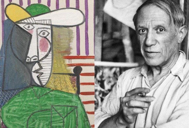 'Tấn công' bức tranh hơn 600 tỷ đồng của Picasso, thanh niên bị buộc tội hình sự Danh hoạ Picasso (1881 - 1973) và "Bust of a Woman".