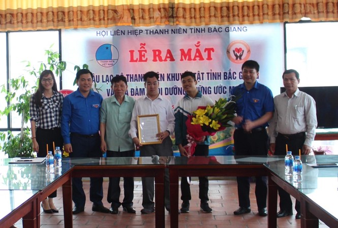 Ra mắt Câu lạc bộ Thanh niên khuyết tật tỉnh tỉnh Bắc Giang Ra mắt Câu lạc bộ Thanh niên khuyết tật tỉnh tỉnh Bắc Giang
