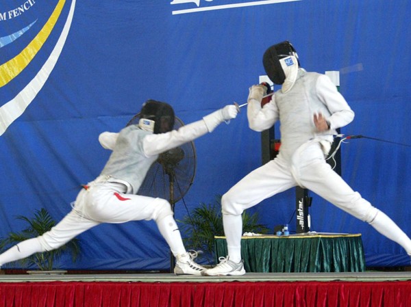 Lần đầu tiên cho đấu kiếm Đấu kiếm Việt Nam đã xuất sắc lấy thêm vé dự Olympic cho TTVN Ảnh: VSI