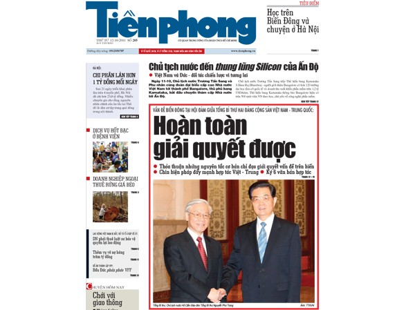 Đón đọc Tiền Phong nhật báo số 285 Đón đọc Tiền Phong nhật báo số 285